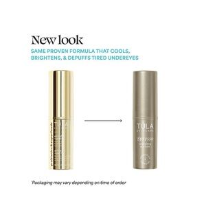 NWOT. Tula Skincare Gold Glow and Get It Cooling and Brightening Eye Balm.